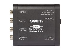 SWIT S-4607 | Dwukierunkowy konwerter SDI/optyczny